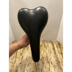 Vintage Avocet Touring Seat Comfort Wide Saddle MTB Tour Black Bicycle Seat